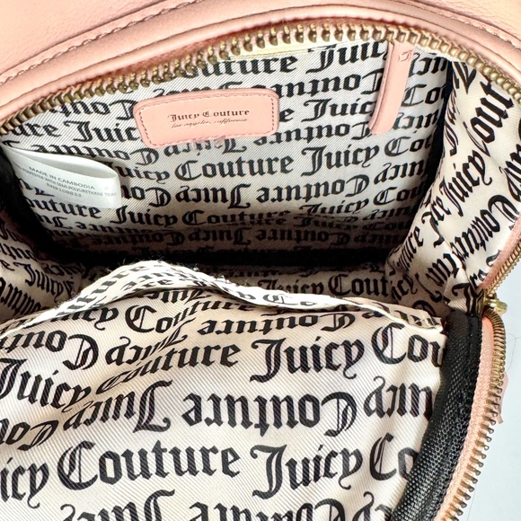 Juicy Couture Apricot Faux Sherpa MIni Backpack - Picture 7 of 7